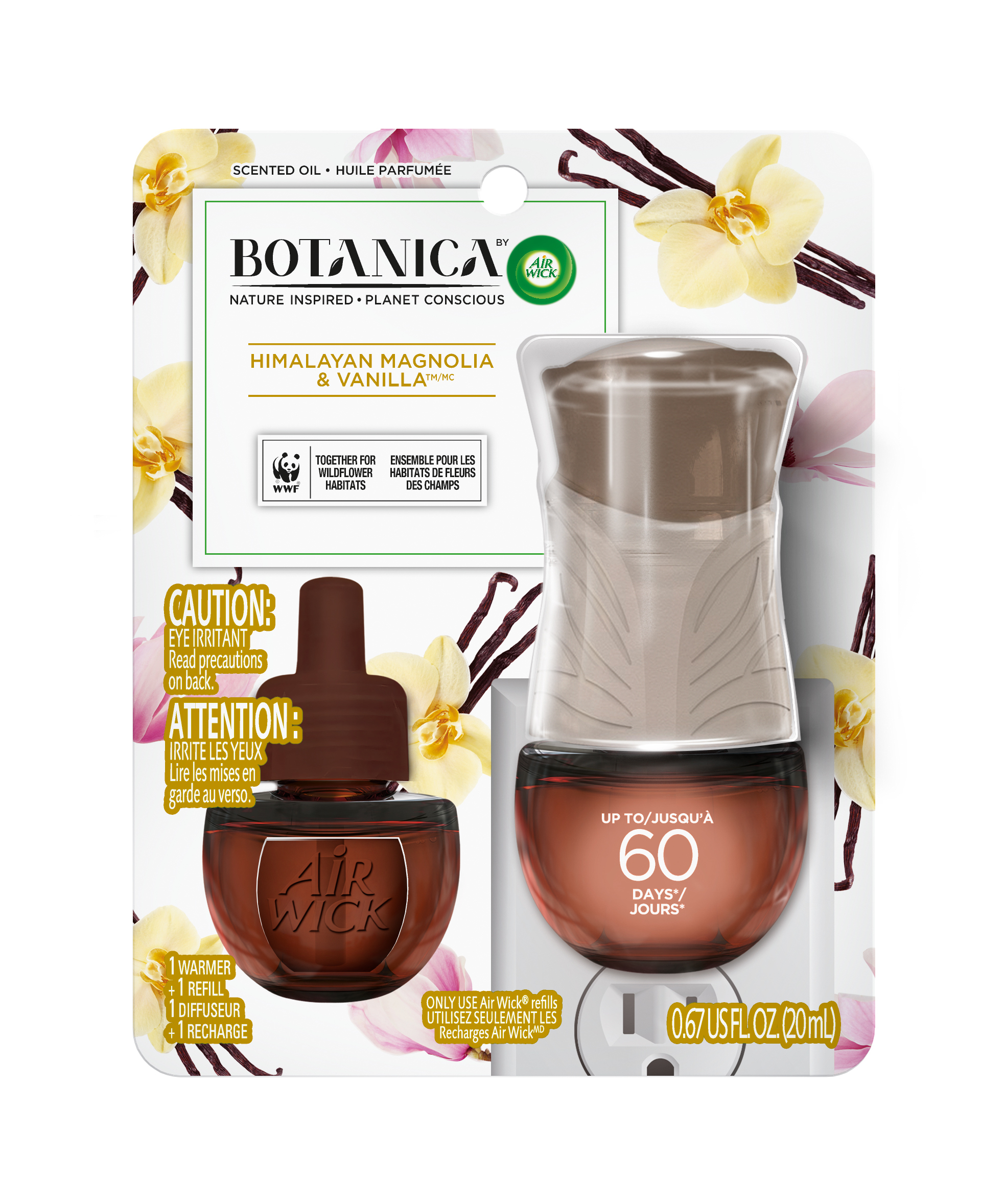 AIR WICK® Botanica Scented Oil - Himalayan Magnolia & Vanilla - Kit (Canada) (Discontinued)